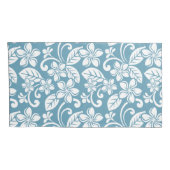 PLUMERIA (SLATE BLAUE) KISSENBEZUG (Rückseite-Rechts)