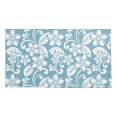 PLUMERIA (SLATE BLAUE) KISSENBEZUG (Rückseite-Links)