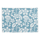 PLUMERIA (SLATE BLAUE) KISSENBEZUG (Rückseite-Rechts)