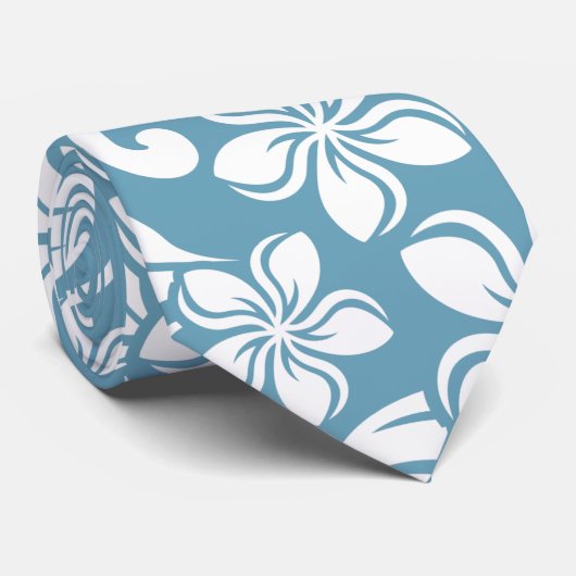 PLUMERIA (SLATE BLAUE) KRAWATTE (Gerollt)