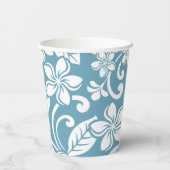 PLUMERIA (SLATE BLAUE) PAPPBECHER (Rückseite)