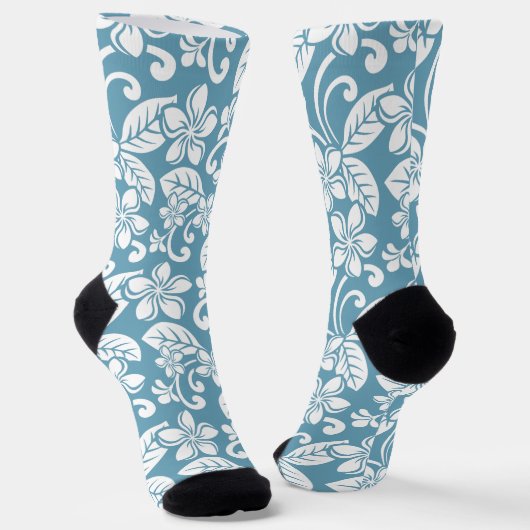 PLUMERIA (SLATE BLAUE) SOCKEN (Gewinkelt)