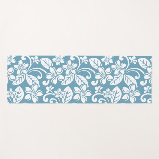 PLUMERIA (SLATE BLAUE) YOGAMATTE (Vorderseite (Horizontal))
