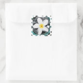 Plumeria Sticker (Tasche)