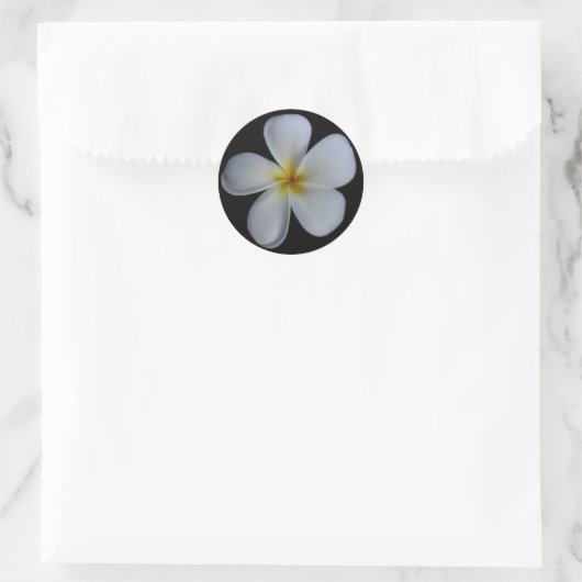 Plumeria Stickers (Tasche)
