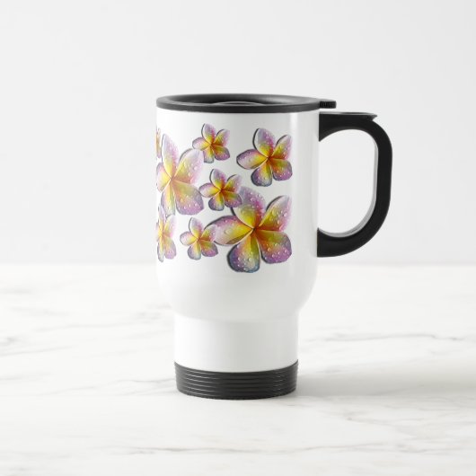Plumeria-Tasse Reisebecher (Rechts)