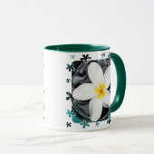 Plumeria-Tasse Tasse (VorderseiteRechts)