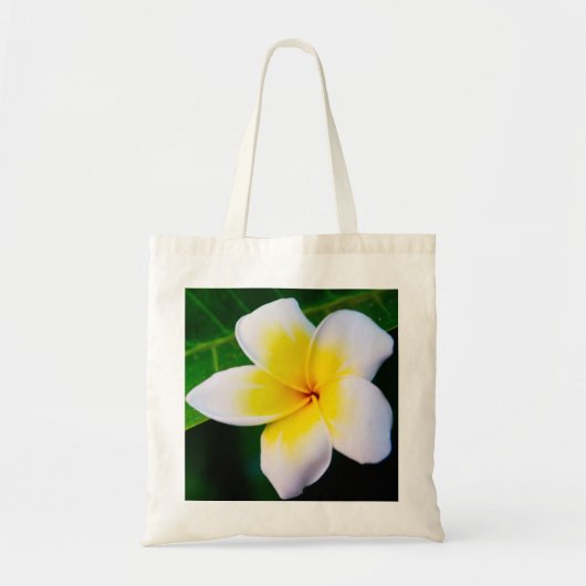 Plumeria Tragetasche (Vorne)