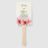 Plumeria Tropical Hawaiian haben Fächer (Rückseite)