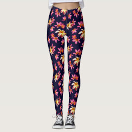 Plumeria Tropical Leggings