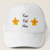 Plumeria Truckerkappe (Vorderseite)