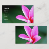 Plumeria-Visitenkarte Visitenkarte (Vorne/Hinten)