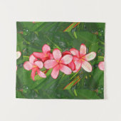 Plumeria Wandteppich (Vorderseite (Horizontal))