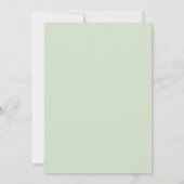 Plumeria Wedding Save the Date Card Einladung (Rückseite)