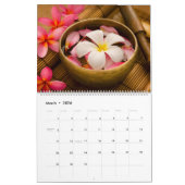 Plumeria Zen Calendar Kalender (Mär 2026)