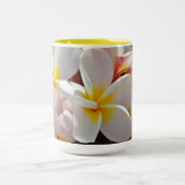 Plumeria Zweifarbige Tasse (Mittel)