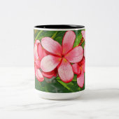 Plumeria Zweifarbige Tasse (Mittel)