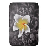 Plumeriafrangipani-Hawaii-Blumen Badematte (Vorderseite Vertikal)