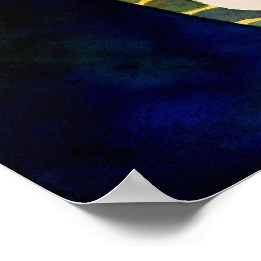 Plumerias Aglow Poster (Ecke)