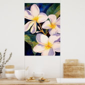 Plumerias Aglow Poster (Küche)
