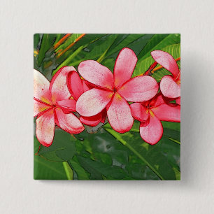 Plumerias Button