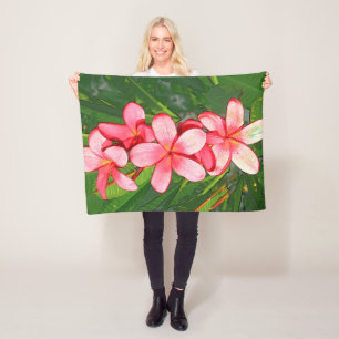 Plumerias Fleecedecke