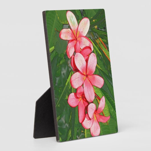 Plumerias Fotoplatte (Seite)