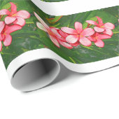 Plumerias Geschenkpapier (Rolleneckpunkt)