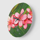 Plumerias Große Wanduhr (Winkel)