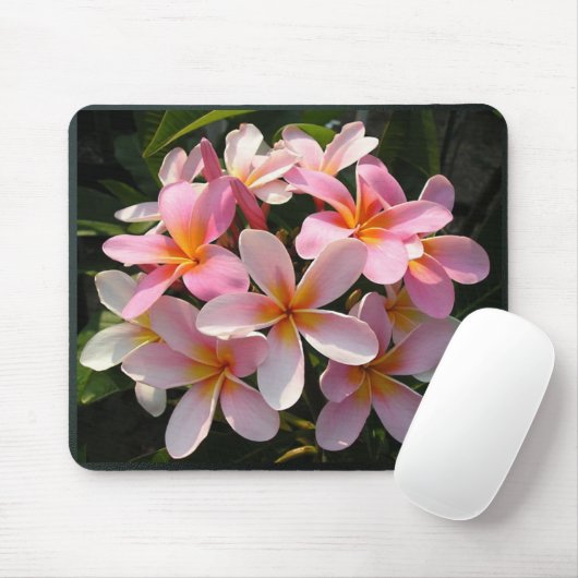 Plumerias in der Blüte Mousepad (Mit Mouse)