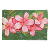 Plumerias Kissenbezug (Rückseite-Links)