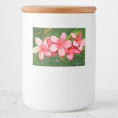Plumerias Lebensmitteletikett (Vorderseite)