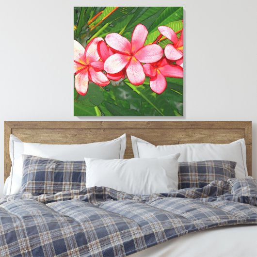 Plumerias Leinwanddruck (Insitu (Schlafzimmer))