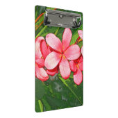 Plumerias Mini Klemmbrett (Schrägansicht)