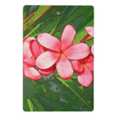 Plumerias Mini Klemmbrett (Rückseite)