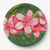 Plumerias Pappteller (Vorderseite)