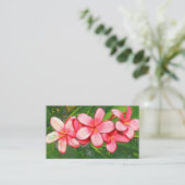 Plumerias Platzkarte (Stehend Vorderseite)