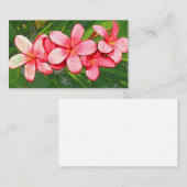 Plumerias Platzkarte (Vorne/Hinten)