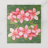 Plumerias Platzkarte (Außenseite Aufgefaltet)