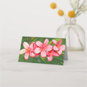 Plumerias Platzkarte (Rückseite)
