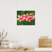 Plumerias Poster (Küche)