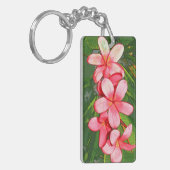 Plumerias Schlüsselanhänger (Vorderseite links)