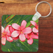 Plumerias Schlüsselanhänger (Rückseite)