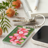 Plumerias Schlüsselanhänger (Vorderseite rechts)