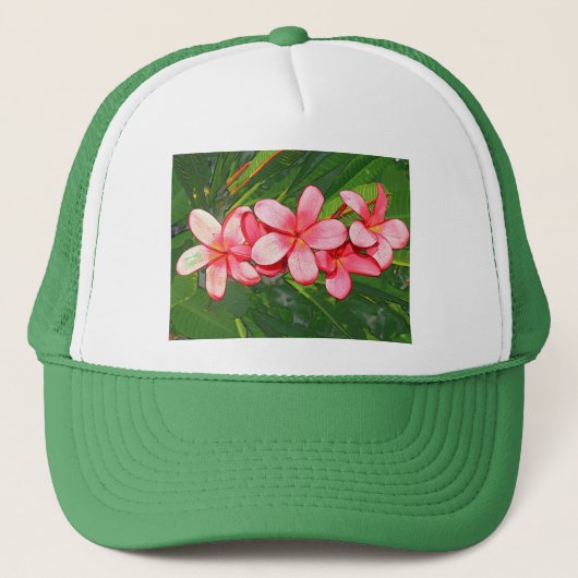 Plumerias Truckerkappe (Vorderseite)