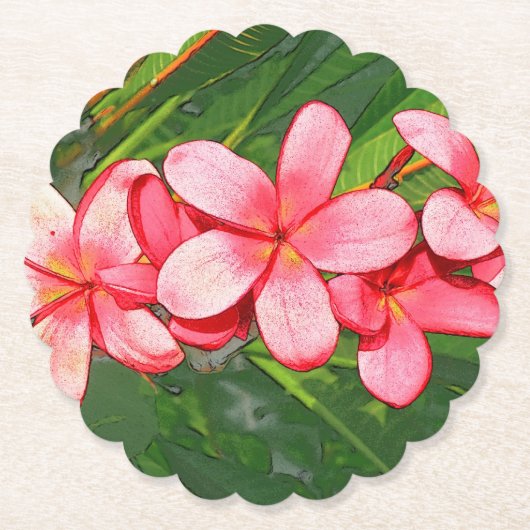 Plumerias Untersetzer (Vorderseite)