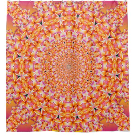 Plumerias von Hawaii Duschvorhang (Vorderseite)