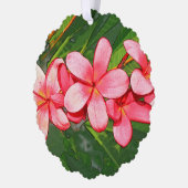 Plumerien Ornament Karte (Links)