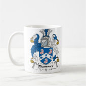 Plummer Familienwappen Kaffeetasse (Links)