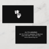 Plummers Visitenkarte (Vorne/Hinten)